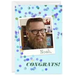 Big Time Celebration Custom Congratulations Card
