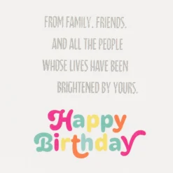 Birthday Cake and Rainbows Birthday Card