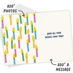 Birthday Candles Custom Card