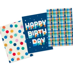 Birthday Blues 3-Pack Medium Gift Boxes