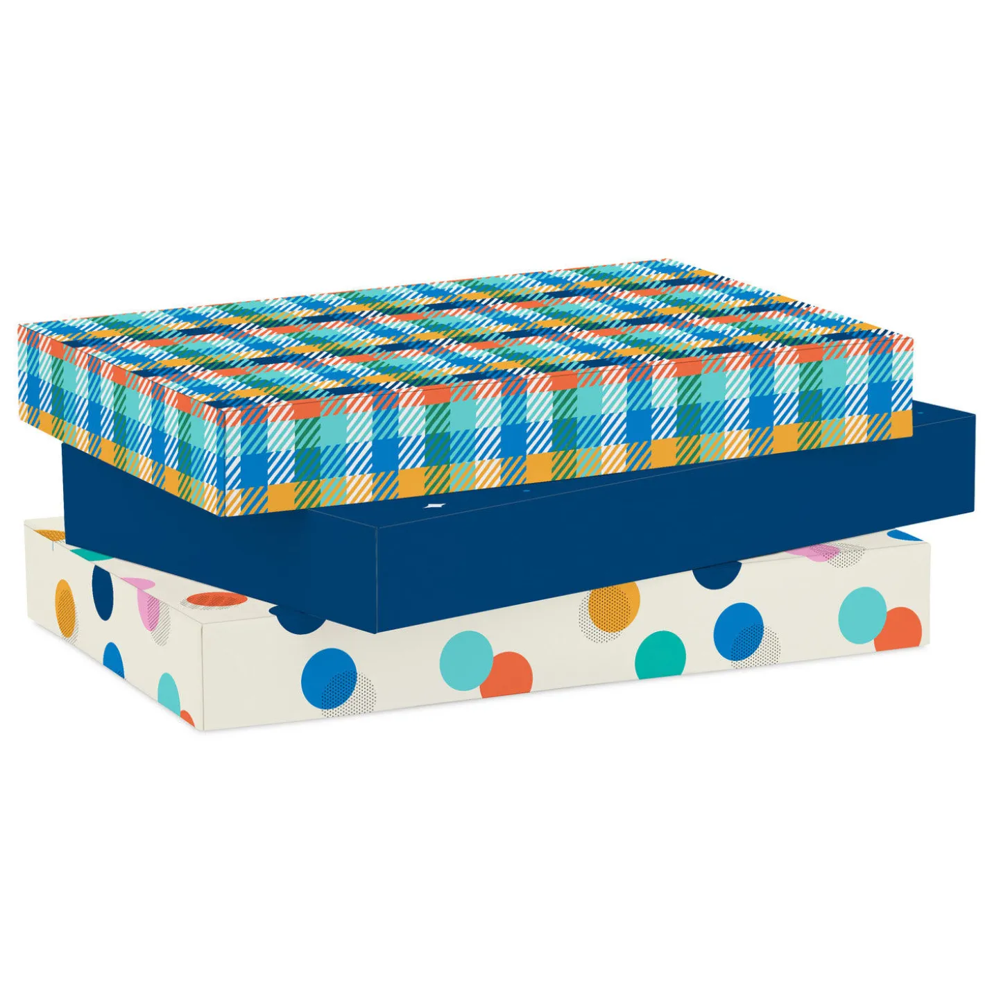 Birthday Blues 3-Pack Medium Gift Boxes