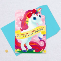16" Birthday Magic Unicorn Jumbo Birthday Card