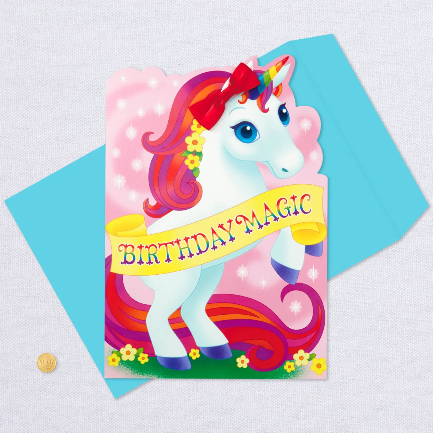 16" Birthday Magic Unicorn Jumbo Birthday Card