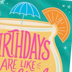Birthdays Are Like Cocktails Funny Birthday Card