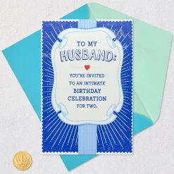 Birthday Suits Required Funny Pop-Up Birthday Card for Husband