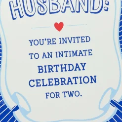 Birthday Suits Required Funny Pop-Up Birthday Card for Husband