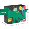 7.7" 8-Bit Dinosaur Medium Horizontal Birthday Gift Bag
