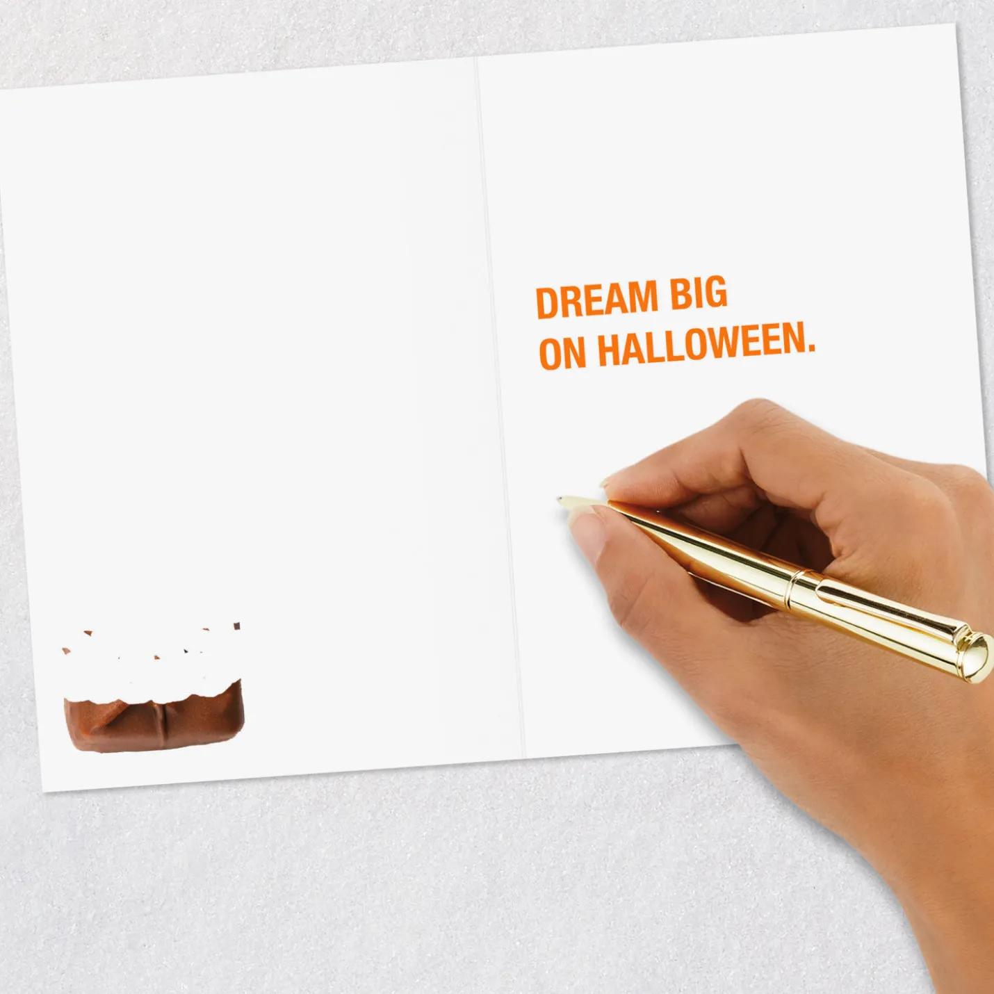 Bite-Sized Candy Confidence Funny Halloween Card