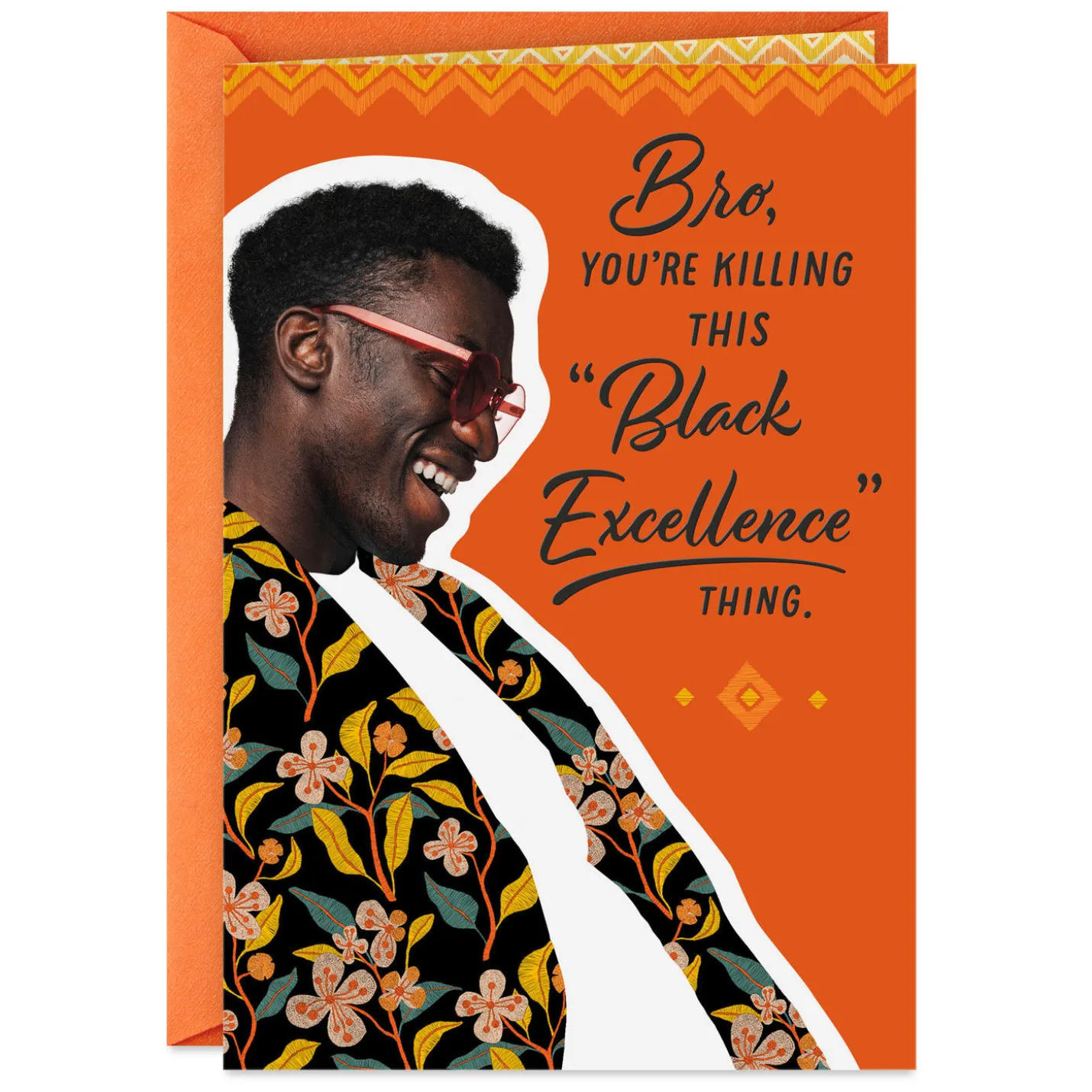 Black Excellence Birthday Card for Him