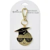 Black and Gold Disco Ball 2026 Graduation Keychain
