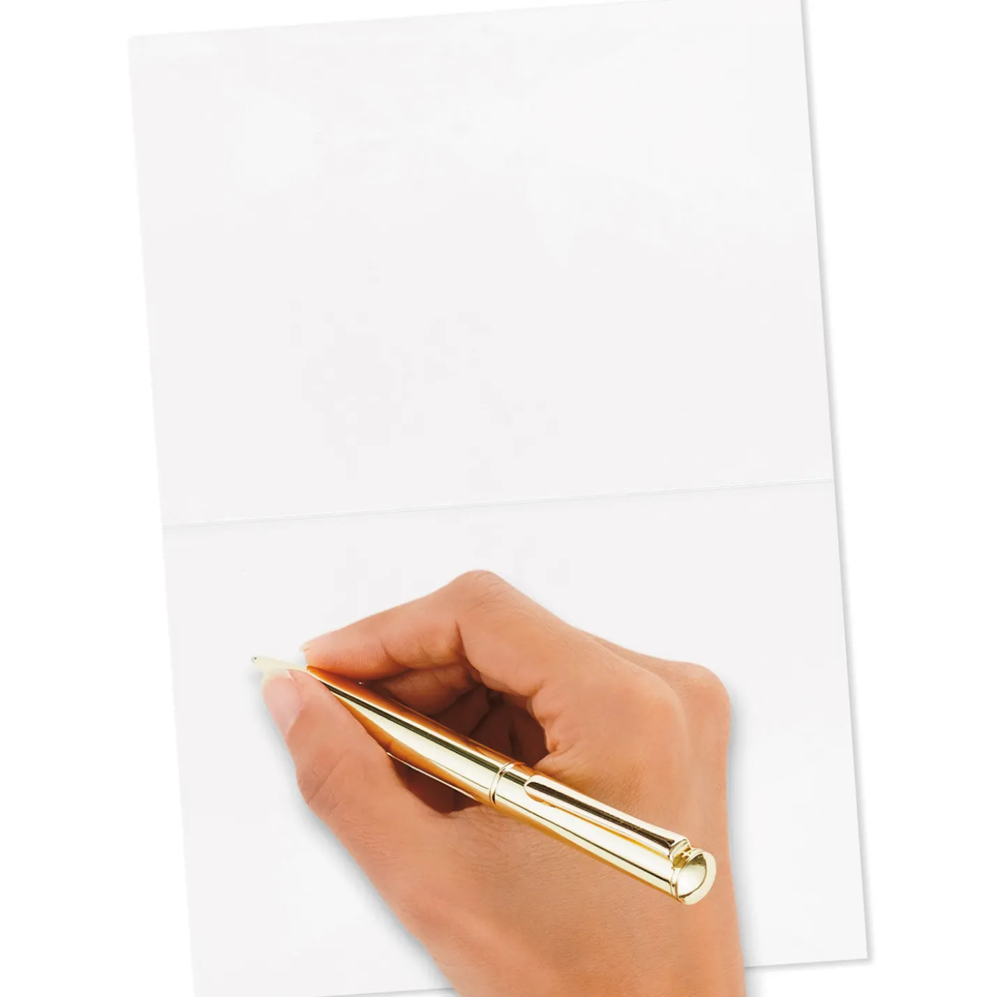 Black and Gold Tassel Blank Graduation Thank-You Notes, Pack of 40