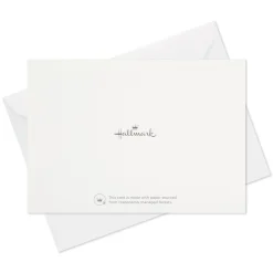 Black and Gold Tassel Blank Graduation Thank-You Notes, Pack of 40