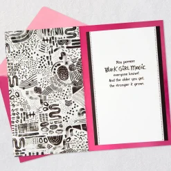 Black Girl Magic Birthday Card for Her
