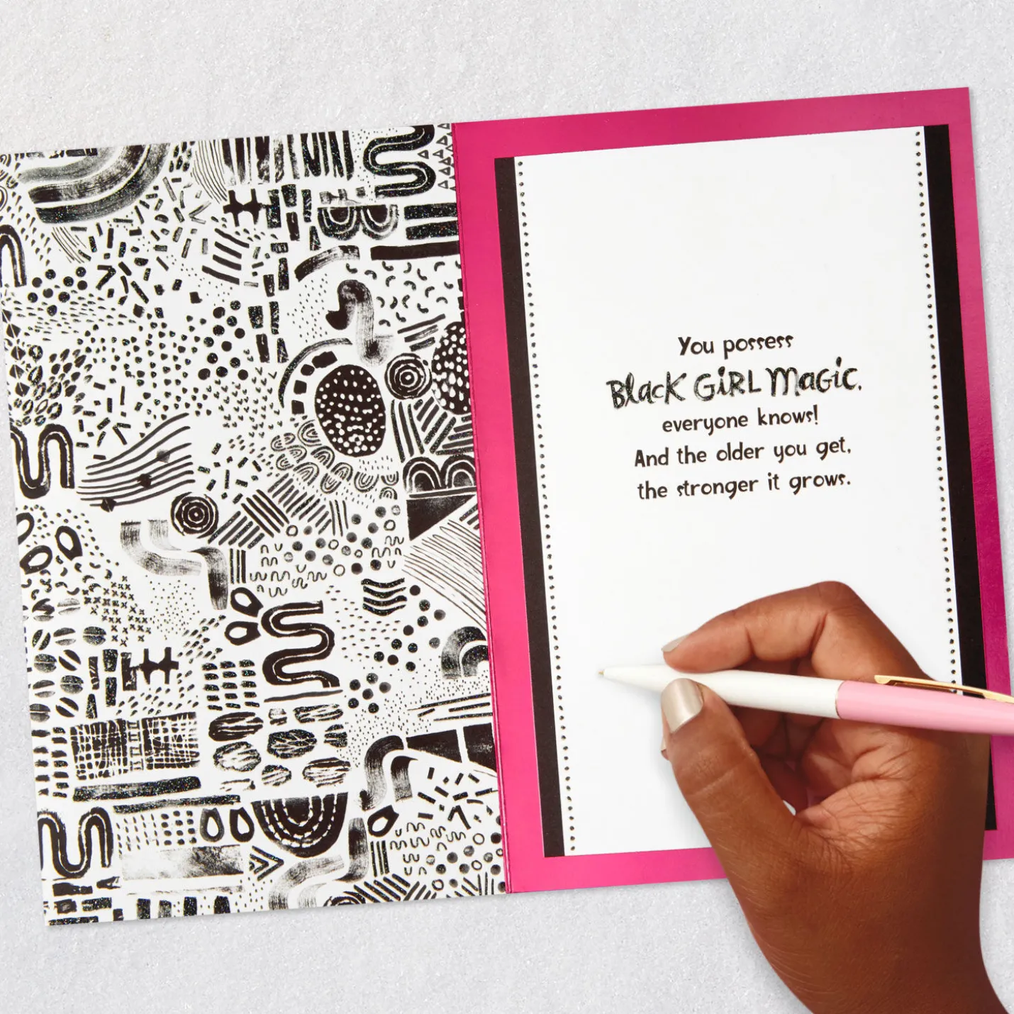 Black Girl Magic Birthday Card for Her