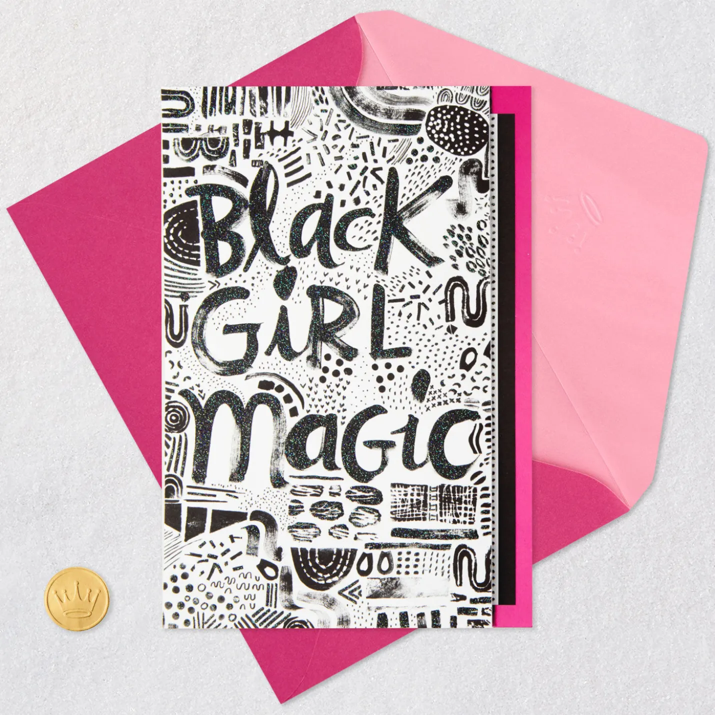 Black Girl Magic Birthday Card for Her