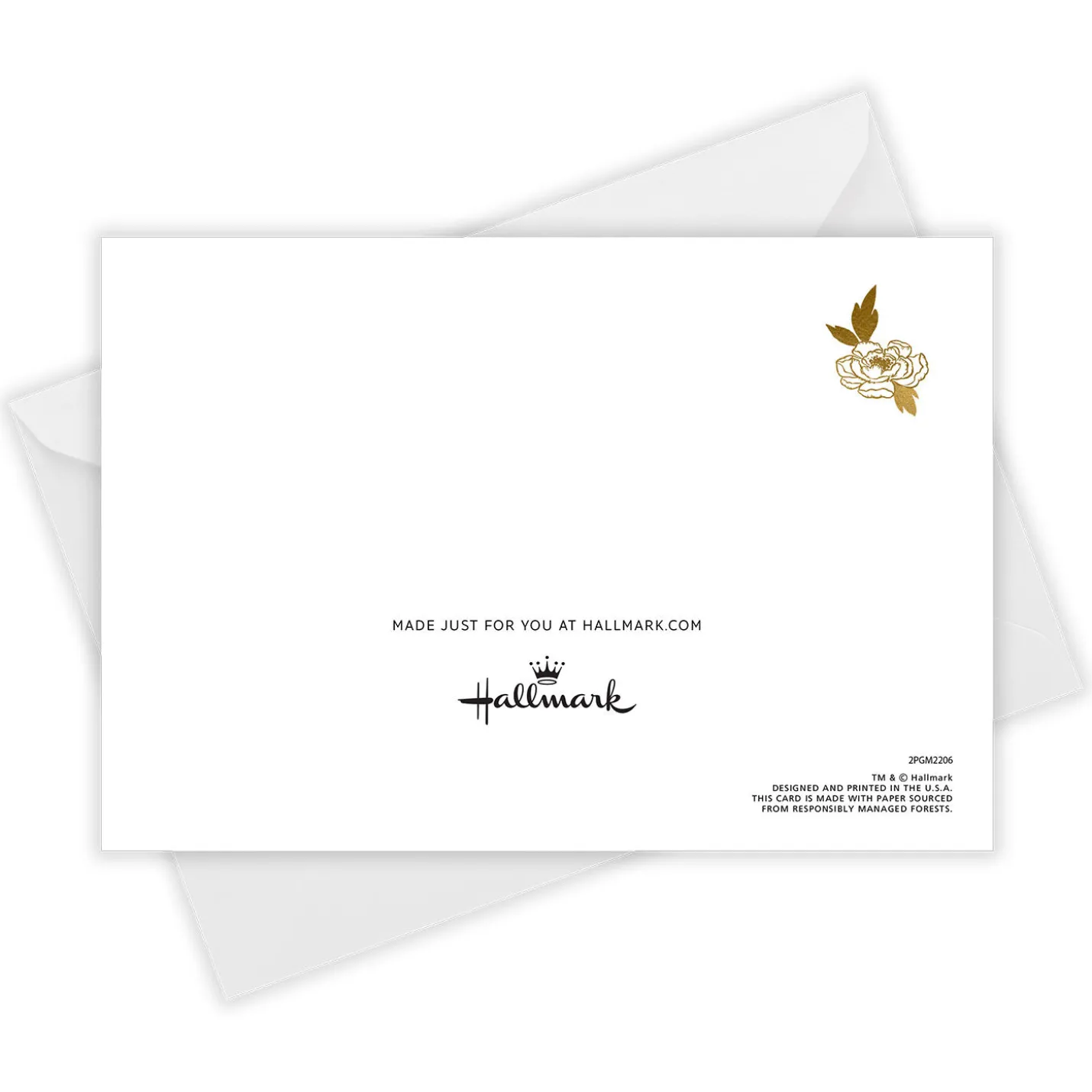 Black & Gold Custom Wedding Card