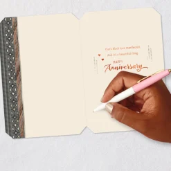Black Love Manifested Anniversary Card