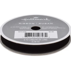 Black Velvet 3/8" Ribbon, 18'