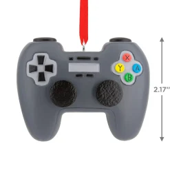 Black Video Game Controller Hallmark Ornament