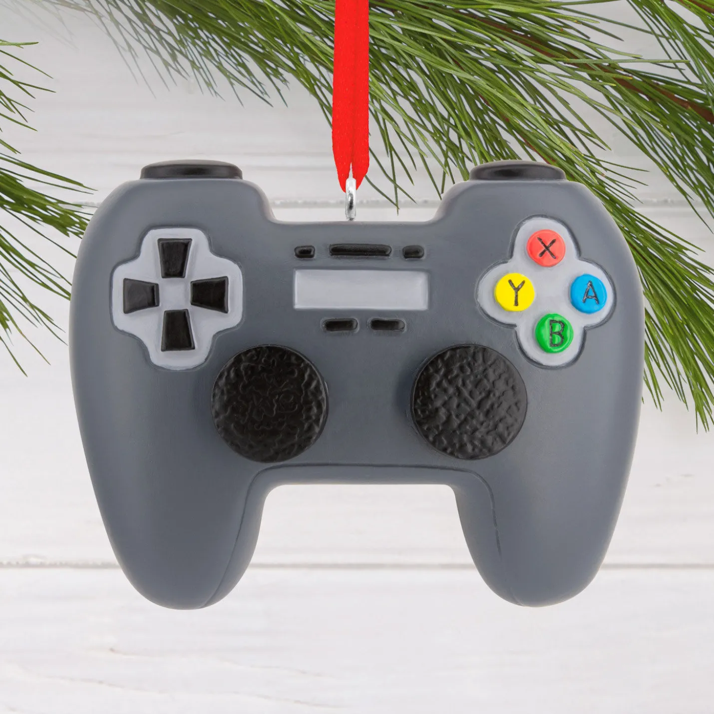 Black Video Game Controller Hallmark Ornament