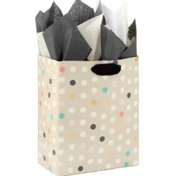 Black/White/Cream 3-Pack Bulk Tissue Paper, 120 sheets