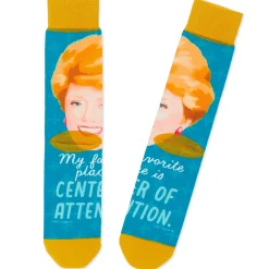 Blanche The Golden Girls Center of Attention Novelty Crew Socks