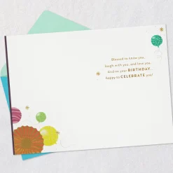 Blessed to Know You Birthday Card