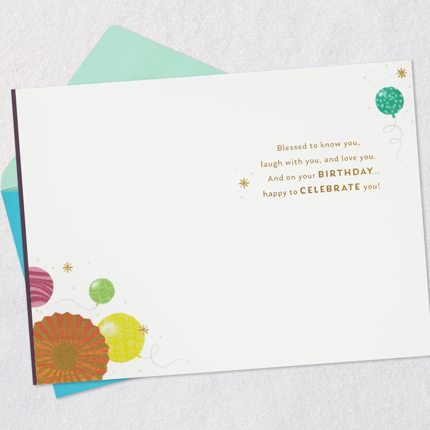 Blessed to Know You Birthday Card