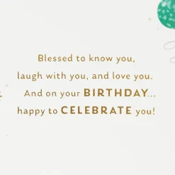 Blessed to Know You Birthday Card