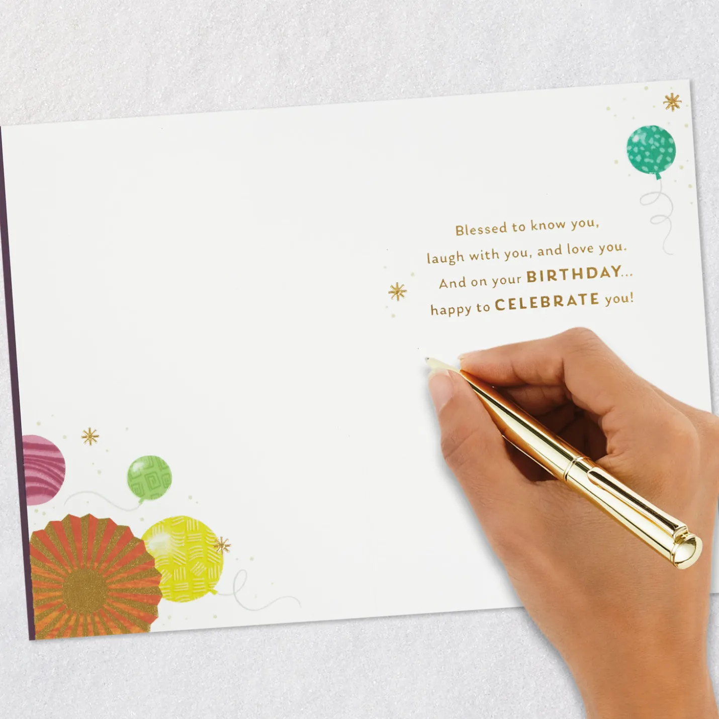 Blessed to Know You Birthday Card