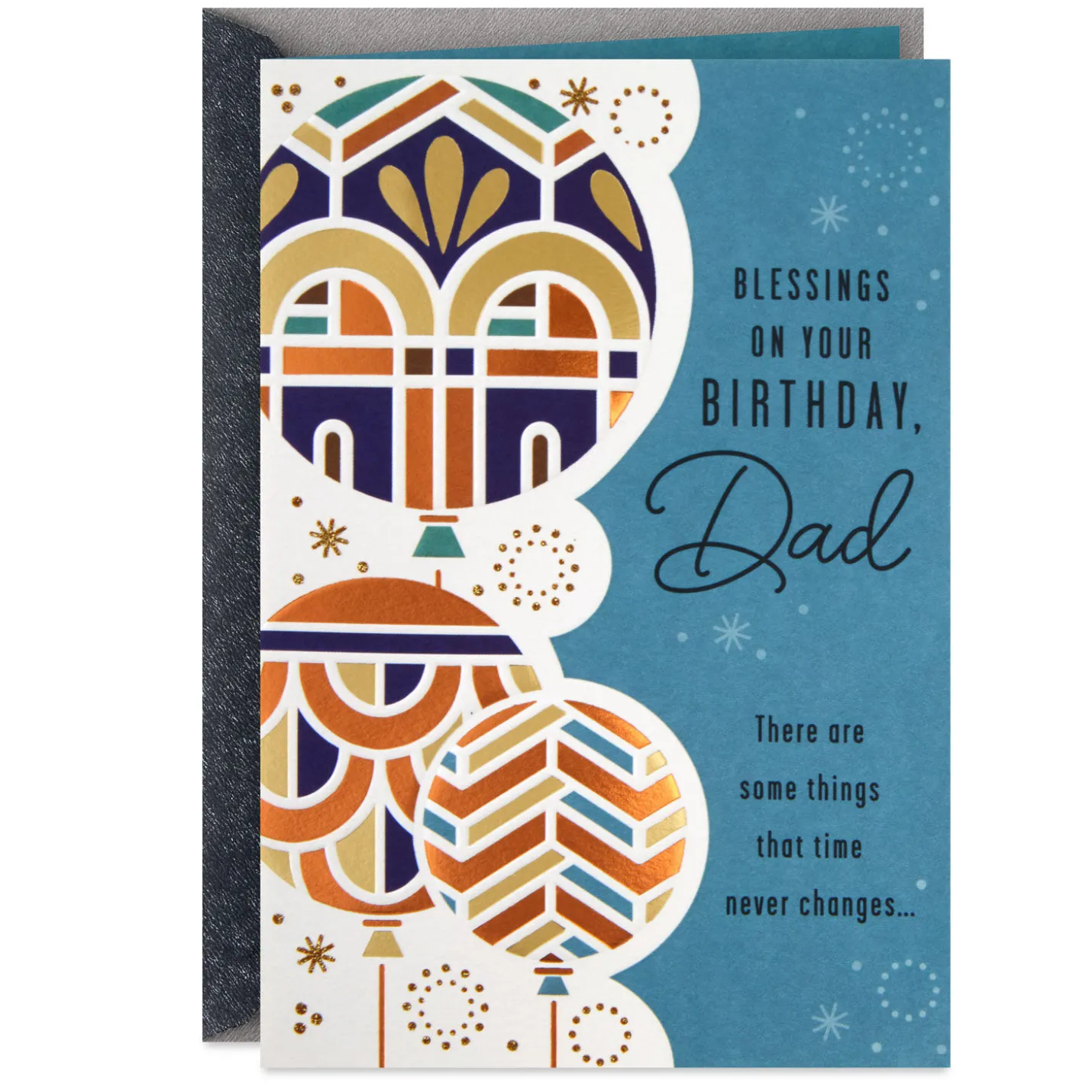 Blessed to Call You Dad Religious Birthday Card