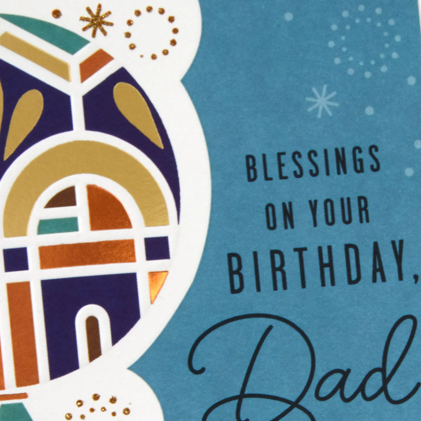 Blessed to Call You Dad Religious Birthday Card