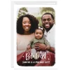 Blessed White Frame Custom Card