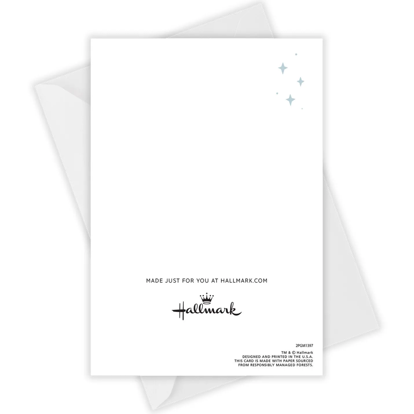 Blessed White Frame Custom Card
