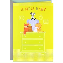 Blessed With Love and Tiny Things New Baby Card