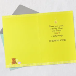 Blessed With Love and Tiny Things New Baby Card