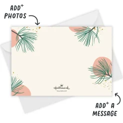 Blessed Yule Flat Christmas Photo Card