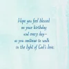 Blessing After Blessing Birthday Card With Bookmark