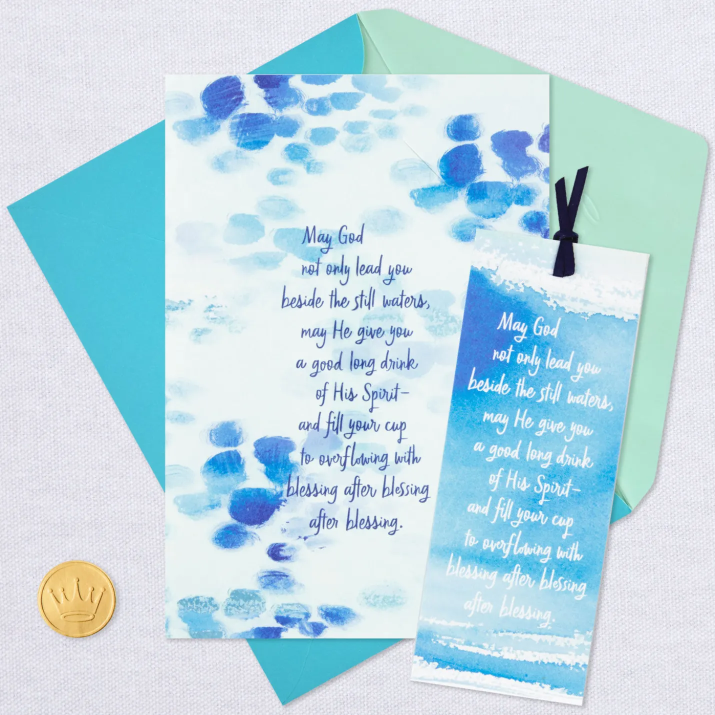 Blessing After Blessing Birthday Card With Bookmark