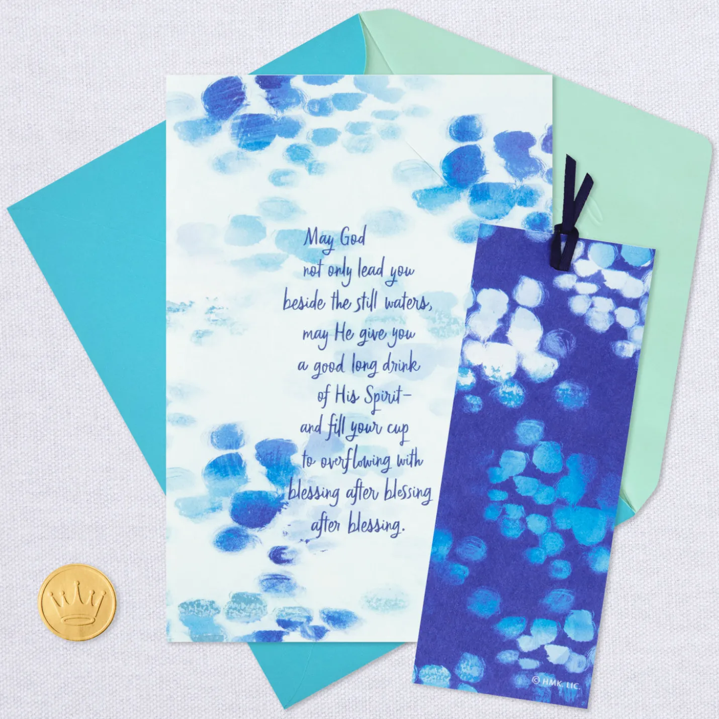 Blessing After Blessing Birthday Card With Bookmark