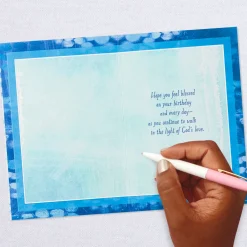 Blessing After Blessing Birthday Card With Bookmark