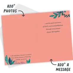 Blessing Every Season Religious Custom Anniversary Card for Couple