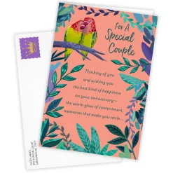 Blessing Every Season Religious Custom Anniversary Card for Couple