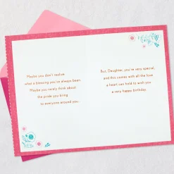Blessing of a Wonderful Daughter Birthday Card