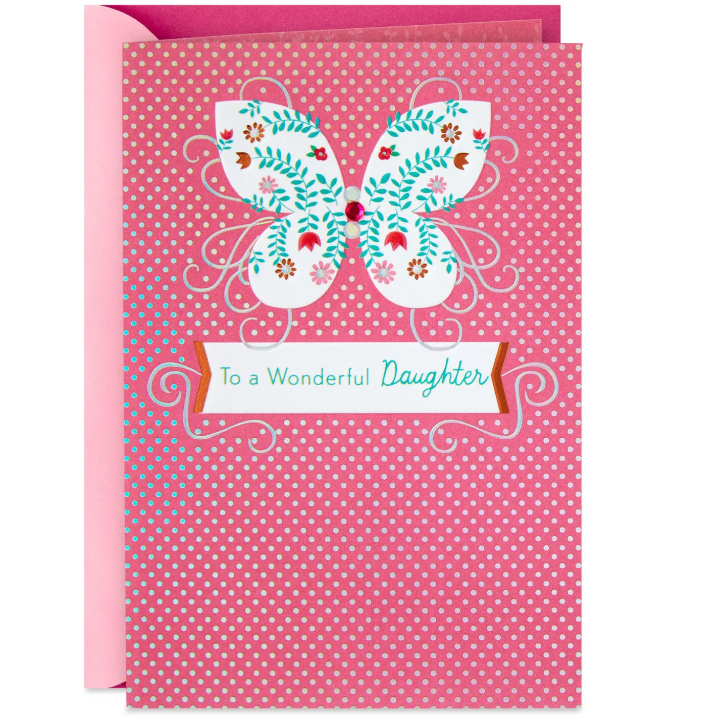 Blessing of a Wonderful Daughter Birthday Card