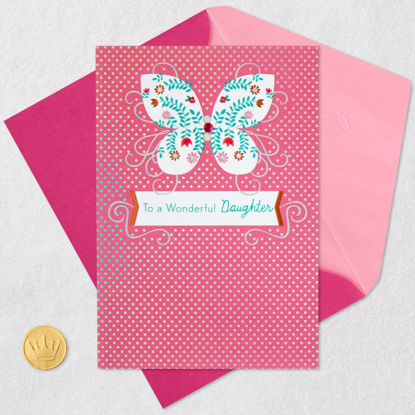 Blessing of a Wonderful Daughter Birthday Card