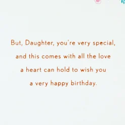 Blessing of a Wonderful Daughter Birthday Card