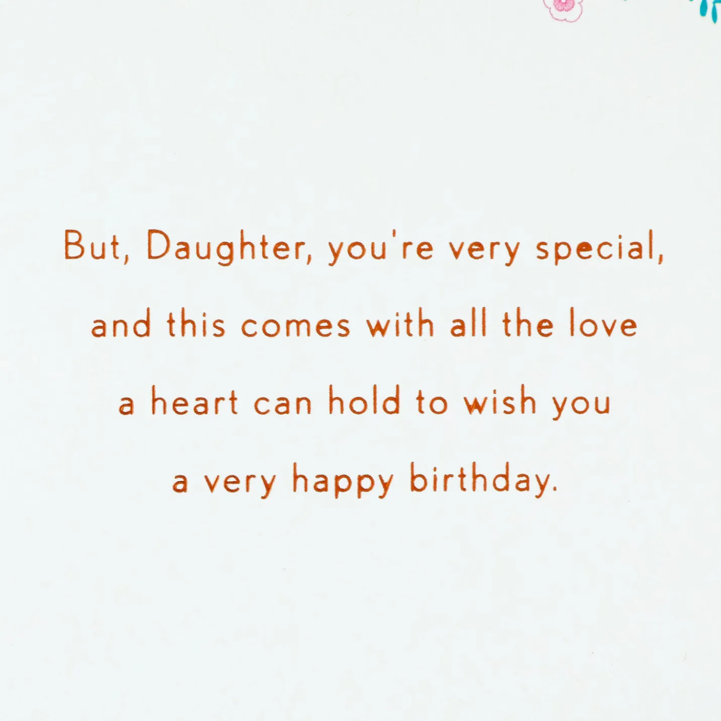 Blessing of a Wonderful Daughter Birthday Card