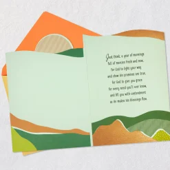 Blessings As Your New Year Begins Religious Birthday Card