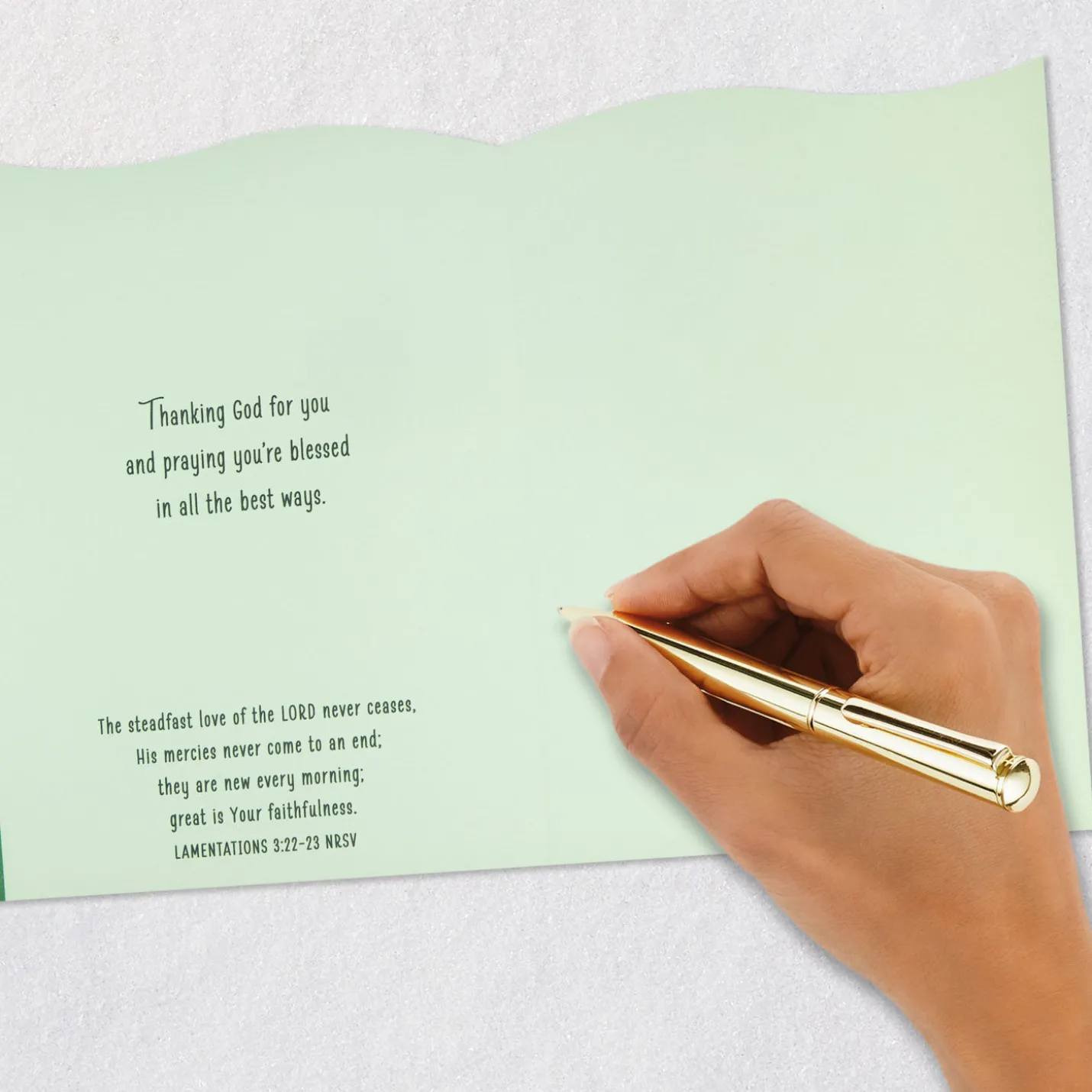 Blessings As Your New Year Begins Religious Birthday Card
